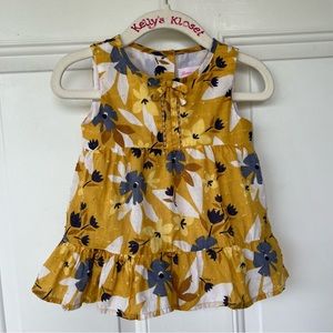 •Tommy Bahama• Little Girls Floral Ruffle Sundress - Size 18 Months